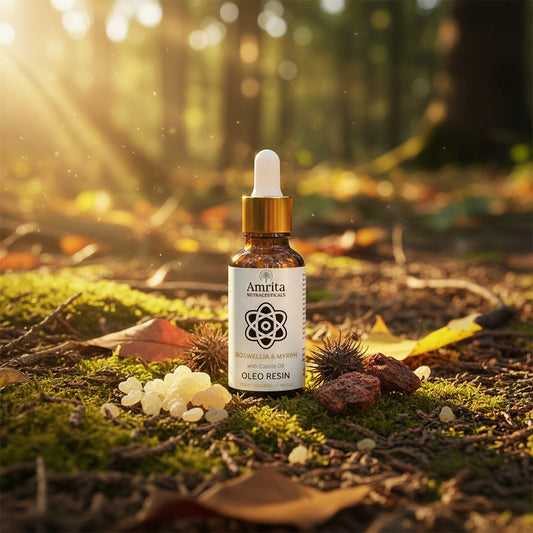 Frankincense & Myrrh caster oil serum tincture