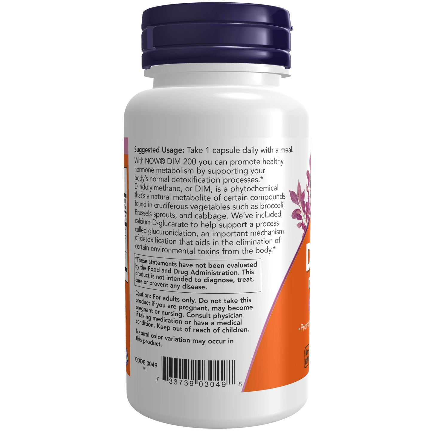 NOW Foods DIM 200 Diindolylmethane - 90 Veg Capsules