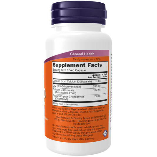 NOW Foods DIM 200 Diindolylmethane - 90 Veg Capsules