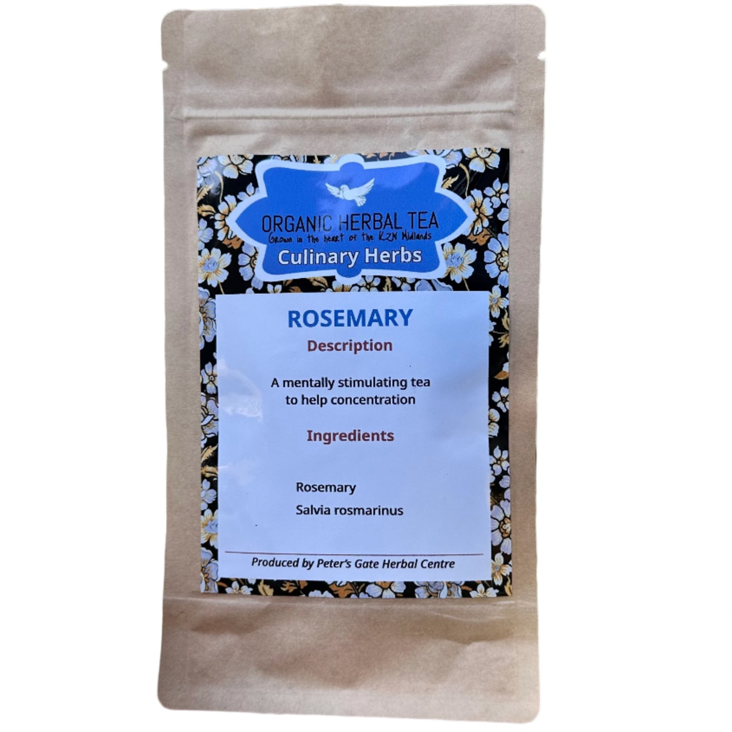 Organic Culinary Rosemary Tea, mentally stimulating to help focus and concentration