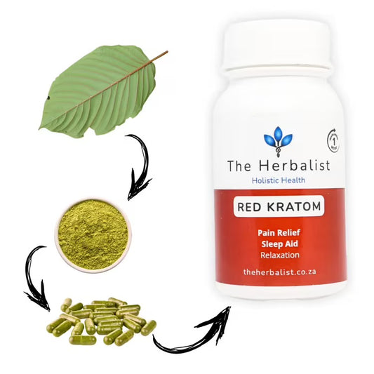 Red Kratom (500mg) Caps 60's