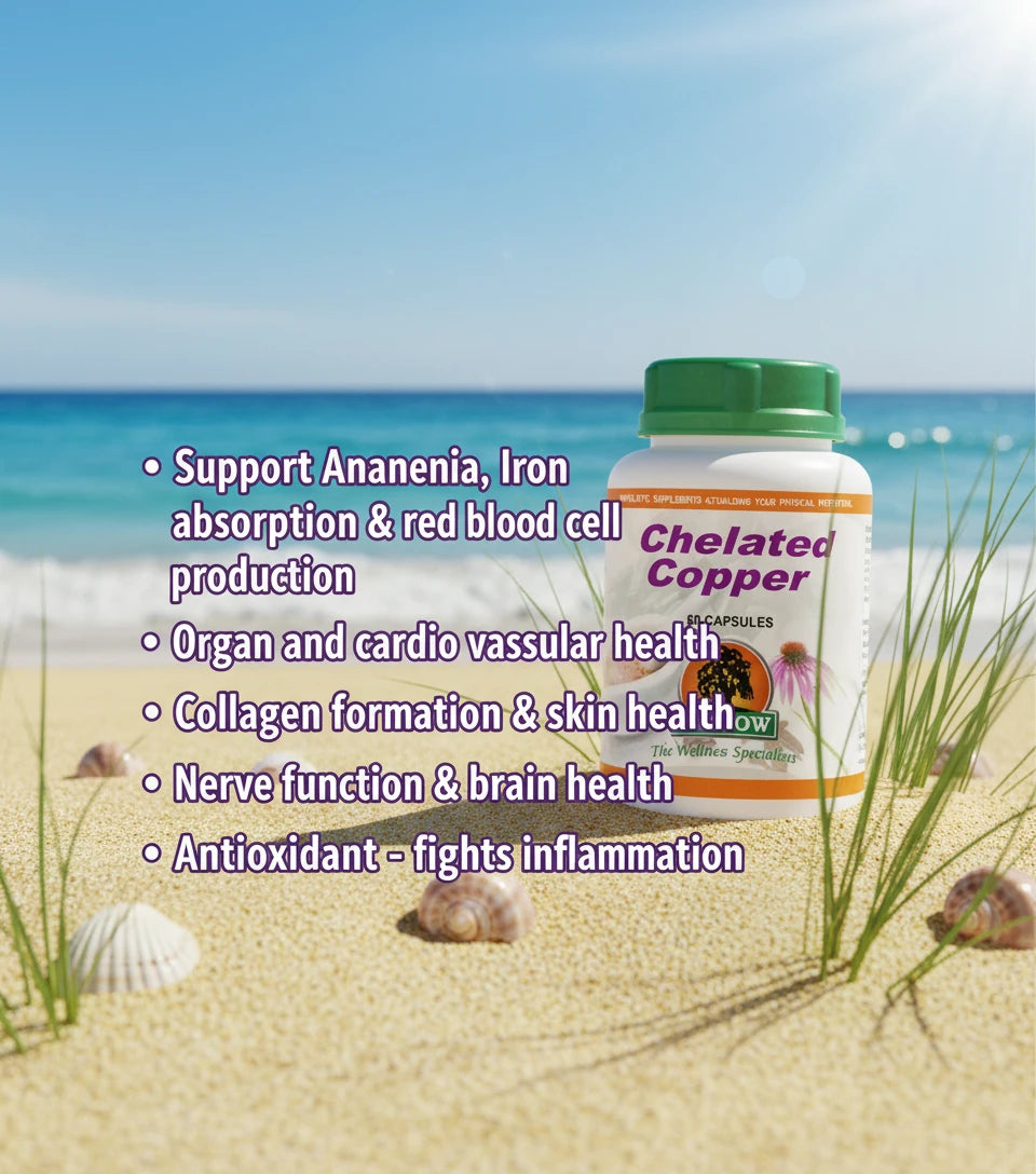 CHELATED COPPER 3.5MG (60 Capsules)