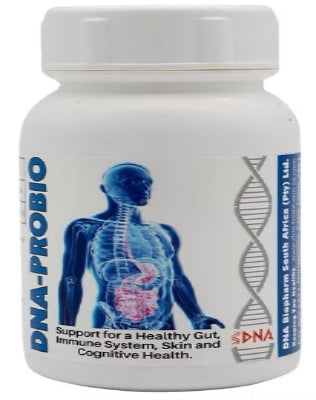 DNA-ProBio supplement bottle for a healthy gut, immune, skin & cognitive 