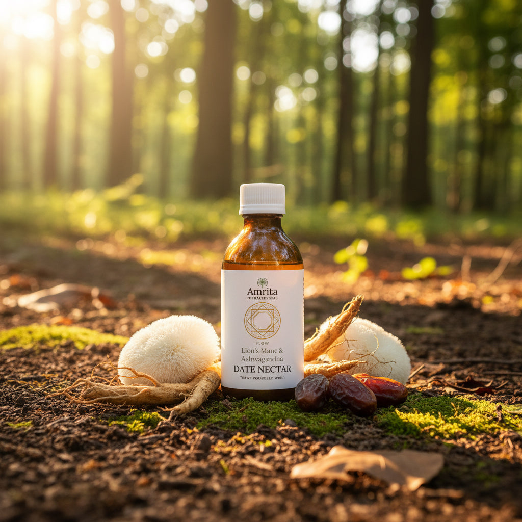 Flow - Lions main & Ashwaghanda date nectar