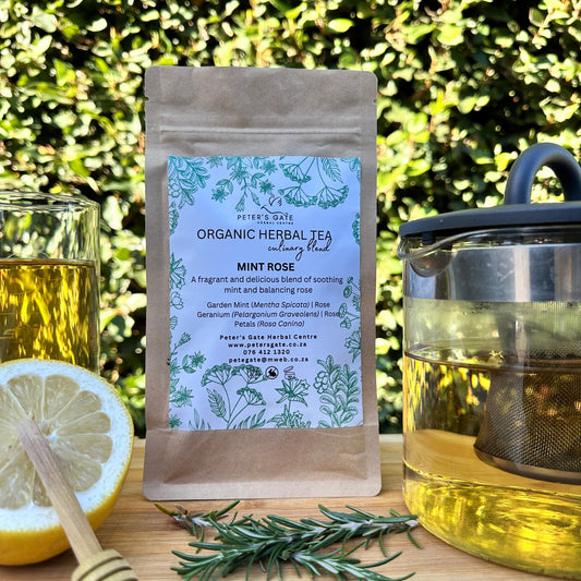 Organic Culinary Mint Rose Tea
